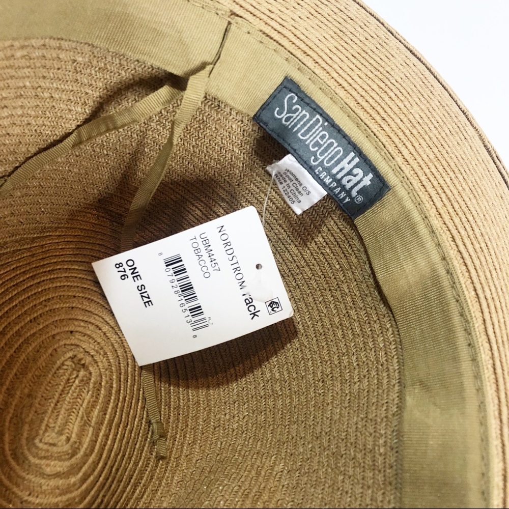 San Diego Hat Company Ultrabraid Panama Fedora Straw Hat - Picture 4 of 6